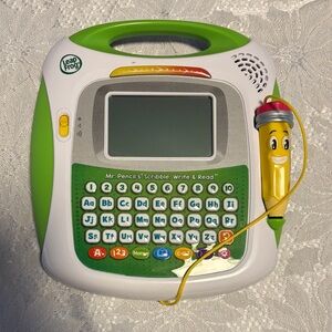 Leap Frog Mr Pencils Scribble & Write Learning Toy Works Great! ABC’s Spell &#’s